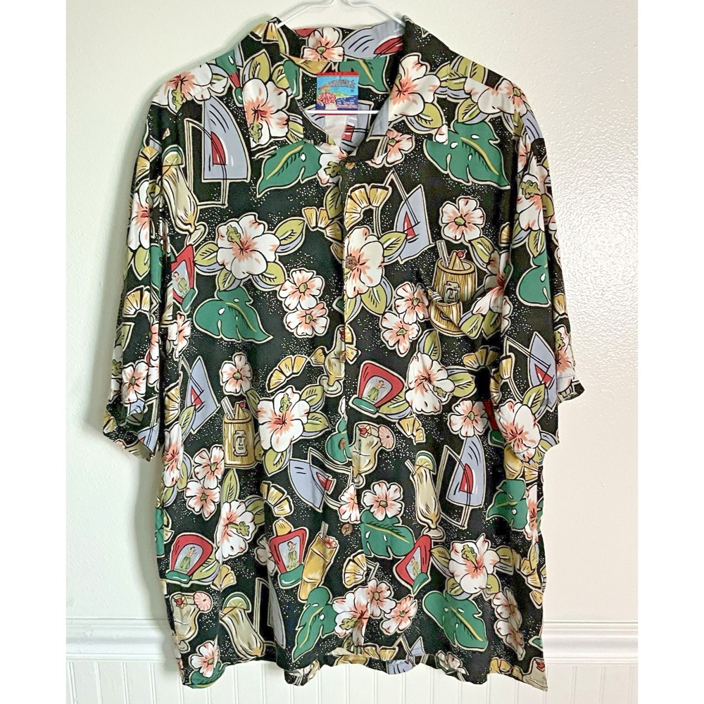 Joe Kealoha's‎ The Genuine Hawaiian Shirt Floral Hawaiian Vacation Men Size XL